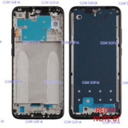 Chasis Frontal / Carcasa Delantera Para Xiaomi Redmi Note 8t - Negro