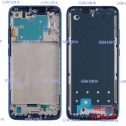Chasis Frontal / Carcasa Delantera Para Xiaomi Redmi Note 8t - Azul