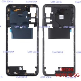 Marco Lateral Externa Para Redmi Note 10 5G - Negro