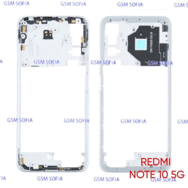 Marco Lateral Externa Para Redmi Note 10 5G - Blanco