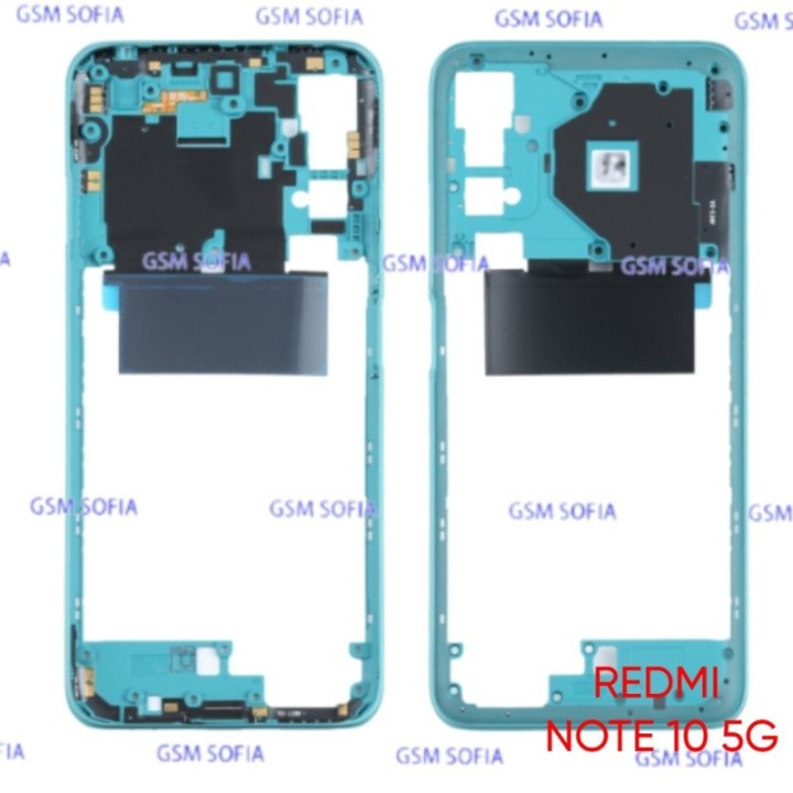 Marco Lateral Externa Para Redmi Note 10 5G - Verde