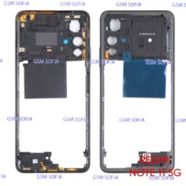Marco Lateral Externa Para Redmi Note 11 5G / Redmi Note 11s 5G - Negro