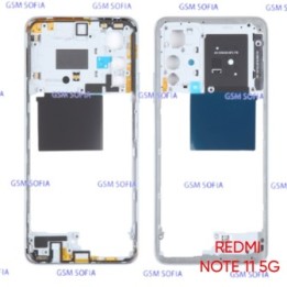 Marco Lateral Externa Para Redmi Note 11 5G / Redmi Note 11s 5G - Plata