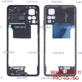 Marco Lateral Para Redmi note 11 Pro 4G / Redmi note 11 Pro 5G / Redmi Note 12 Pro 4G - Negro