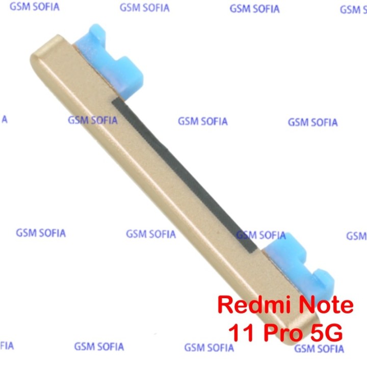 Boton volumen para Redmi Note 11 Pro 4G / Redmi Note 11 Pro 5G / Redmi Note 11 Pro Plus 5G / Redmi Note 12 Pro 4G - Plata