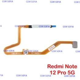 Flex Lector Huella Para Redmi Note 12 Pro 5G / Redmi Note 12 Pro Plus 5G / Poco X5 Pro 5G - BLANCO