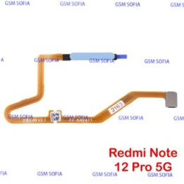 Flex Lector Huella Para Redmi Note 12 Pro 5G / Redmi Note 12 Pro Plus 5G / Poco X5 Pro 5G - AZUL