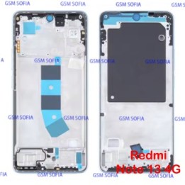 Chasis / Marco Externa con botonera para Redmi note 13 4G - Azul