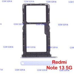 Bandeja Sim + Micro SD Para Redmi Note 13 5G / Redmi Note 13 Pro 4G - Verde Oscuro