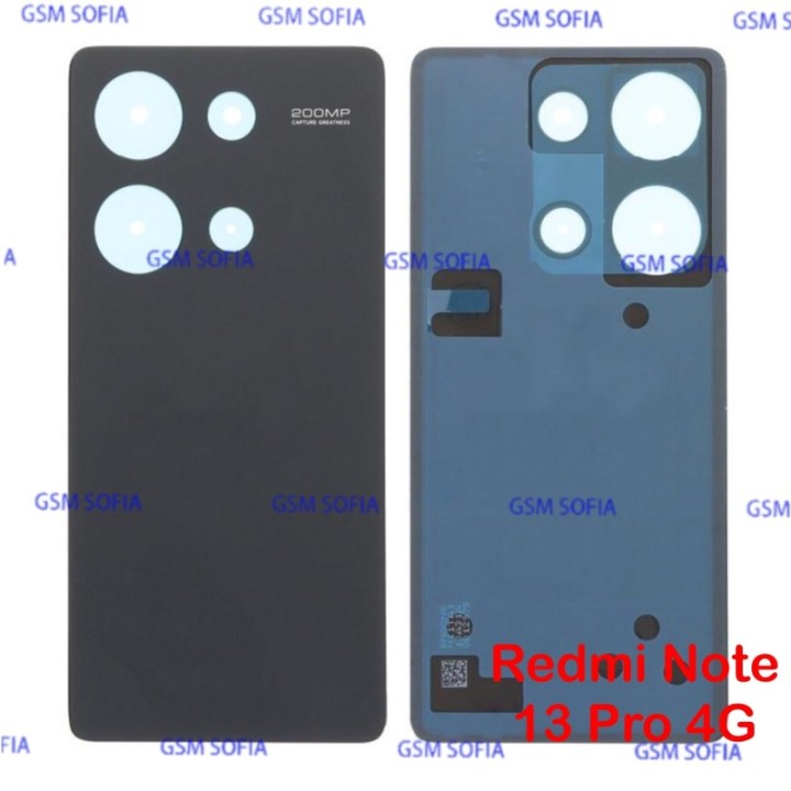 Tapa trasera para Redmi note 13 Pro 4G - Negro