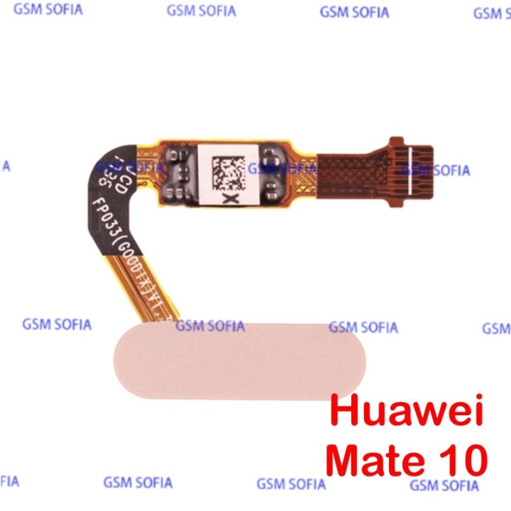 Boton Home Con Flex Lector De Huella Para Huawei Mate 10/P20/P20 Pro/V10/View 10/Nova 2s - Rosada
