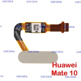 Boton Home Con Flex Lector De Huella Para Huawei Mate 10/P20/P20 Pro/V10/View 10/Nova 2s - Oro
