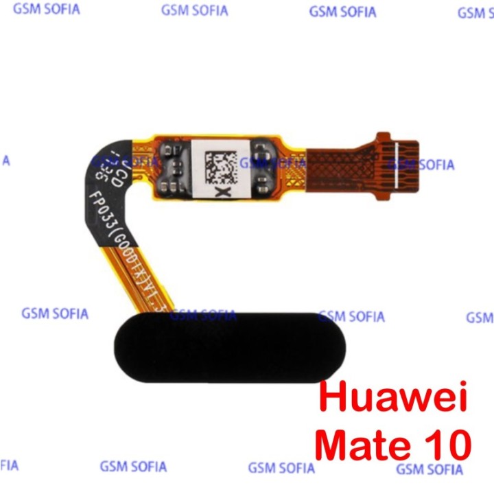 Boton Home Con Flex Lector De Huella Para Huawei Mate 10/P20/P20 Pro/V10/View 10/Nova 2s - Negro