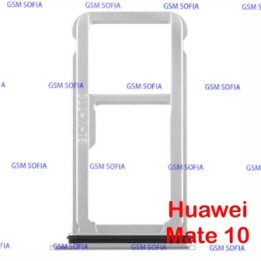 Bandeja Duos SIM / SIM+SD Para Huawei Mate 10 - Plata