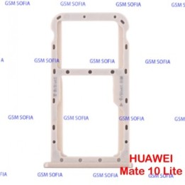 Bandeja SIM + SIM/SD Para Huawei Mate 10 Lite - Oro