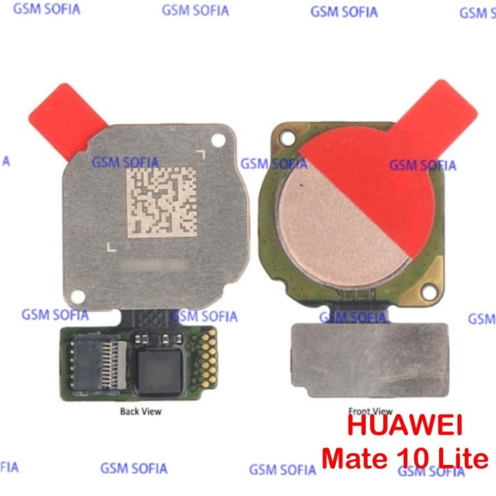 Flex De Lector Huella Para Huawei Mate 10 Lite / Mate 20 Lite / Y6 2019 / Y7 2017 / Y7 2019 / Y9 2018 / Y9 2019 - Rosada