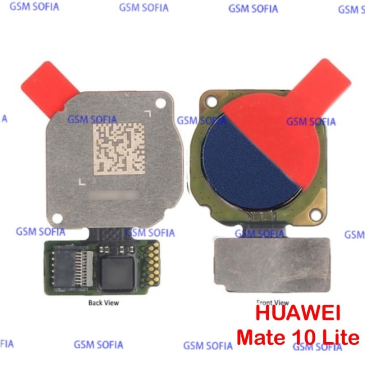 Flex De Lector Huella Para Huawei Mate 10 Lite / Mate 20 Lite / Y6 2019 / Y7 2017 / Y7 2019 / Y9 2018 / Y9 2019 - Azul Marino