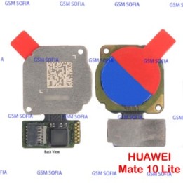 Flex De Lector Huella Para Huawei Mate 10 Lite / Mate 20 Lite / Y6 2019 / Y7 2017 / Y7 2019 / Y9 2018 / Y9 2019 - Azul