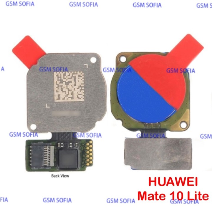 Flex De Lector Huella Para Huawei Mate 10 Lite / Mate 20 Lite / Y6 2019 / Y7 2017 / Y7 2019 / Y9 2018 / Y9 2019 - Azul