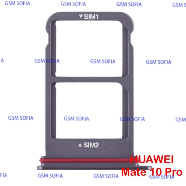 Bandeja Sim Para Huawei Mate 10 Pro - Negro / Gris