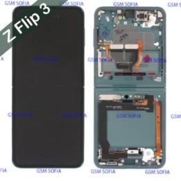 Pantalla Completa Ori Con marco para Samsung Galaxy Z Flip 3 5G / F711 / F717 - verde