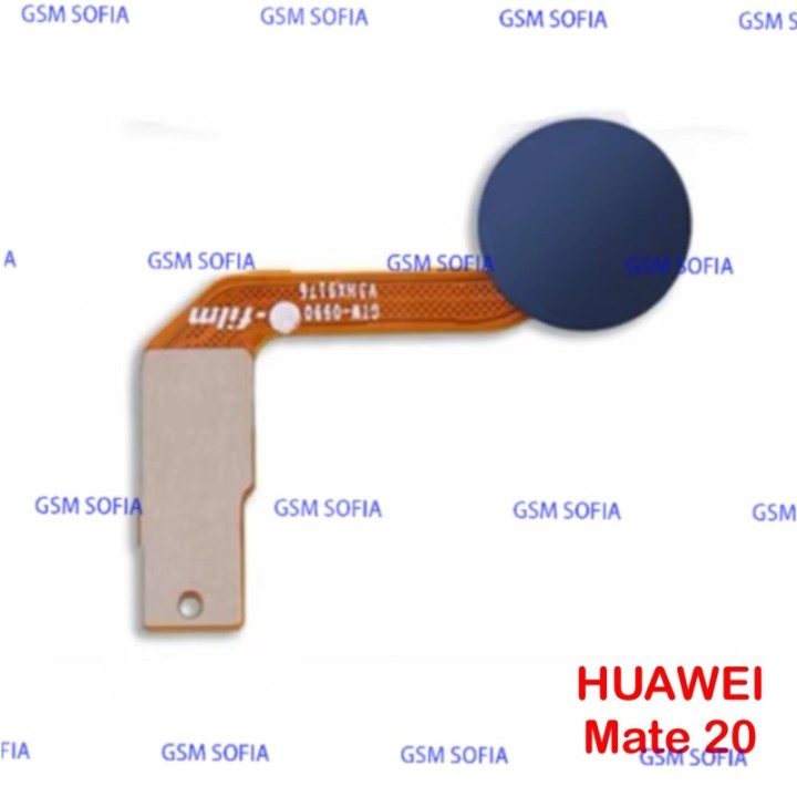 Flex De Lector Huella Para Huawei Mate 20 / Mate 20X - Azul Marino