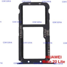 Bandeja Sim / Micro SD Para Huawei Mate 20 Lite - Azul