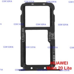 Bandeja Sim / Micro SD Para Huawei Mate 20 Lite - Negro