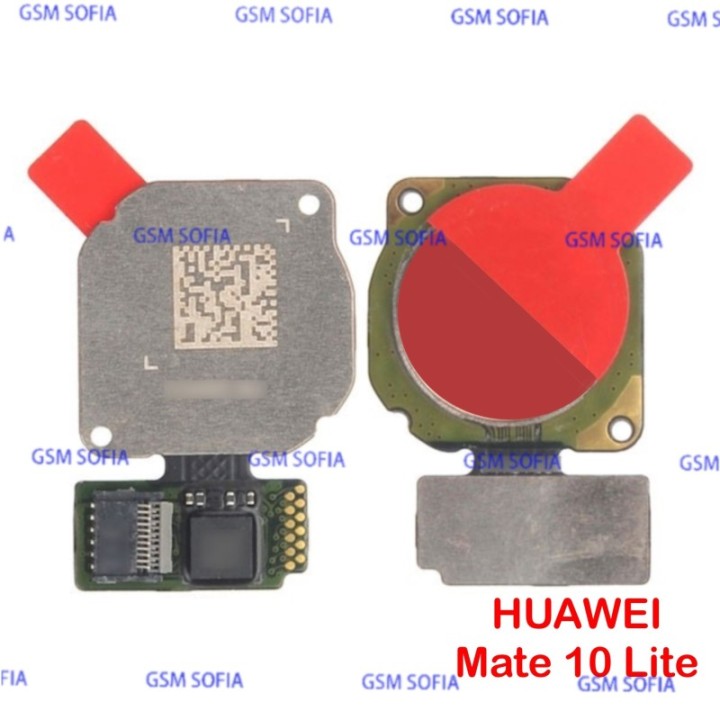 Flex De Lector Huella Para Huawei Mate 10 Lite / Mate 20 Lite / Y6 2019 / Y7 2017 / Y7 2019 / Y9 2018 / Y9 2019 - rojo