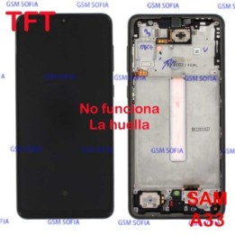 Pantalla completa TFT con marco para Samsung Galaxy A33 5G / A336 - Negro