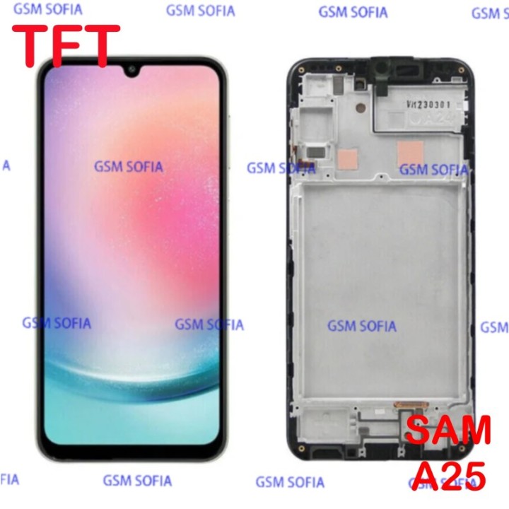 Pantalla Completa TFT con marco para Samsung Galaxy A25 4G A255 / A25 5G A256