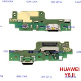 Placa De Conector Carga Con Microfono Para Huawei Y6 Ii