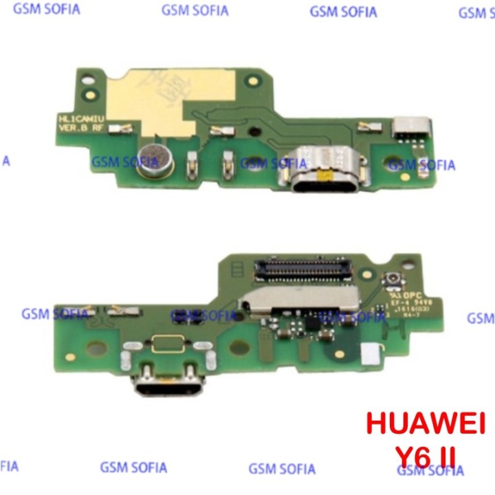 Placa De Conector Carga Con Microfono Para Huawei Y6 Ii