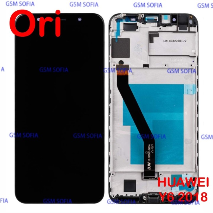 Pantalla completa original con marco para Huawei y6 2018 / y6 prime 2018