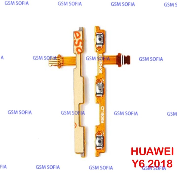 Flex Power Boton Encendido+Volumen Para Huawei Y6 2018