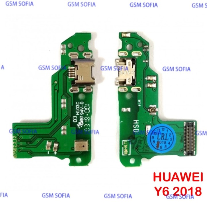 Placa Auxiliar Con Conector Carga Para Huawei Y6 2018 / Honor 7A