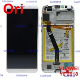 Pantalla completa Ori con marco y batería para Huawei y6 2018 / Y6 Prime 2018 - Blanco