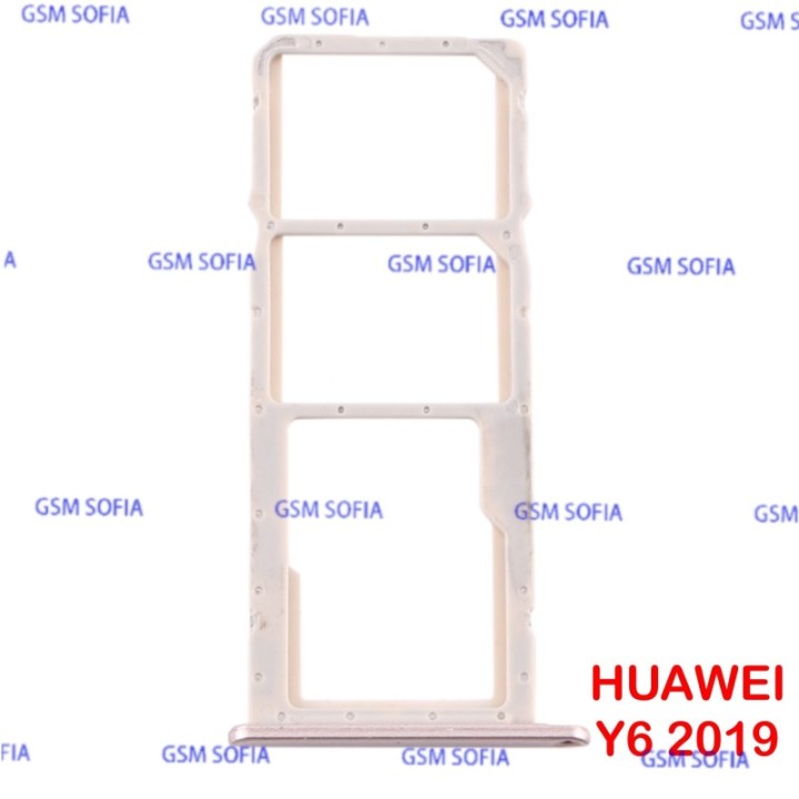 Bandeja Sim Micro SD Para Huawei Y6 2019 / Huawei Y6S - Oro