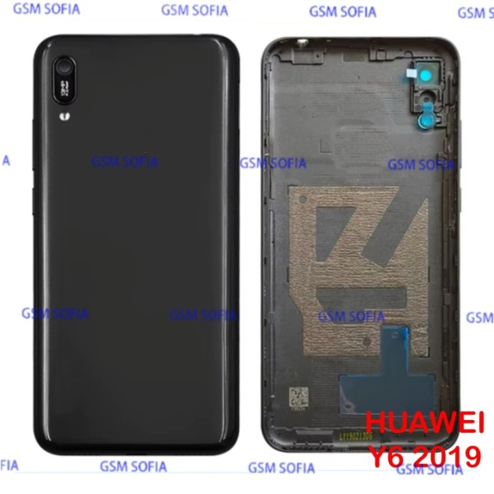 Tapa Trasera Para Huawei Y6 2019 - Negro