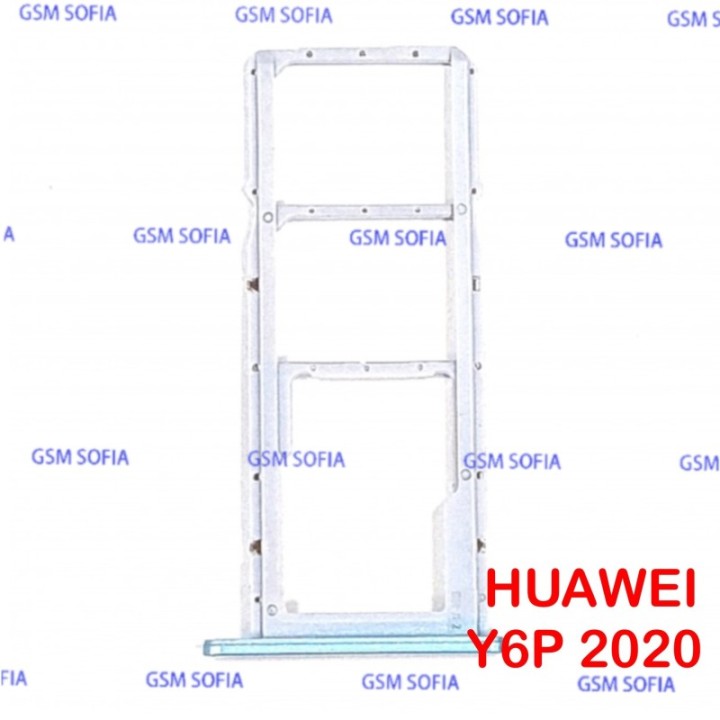 Bandeja de sim para Huawei Y6p 2020 - Azul