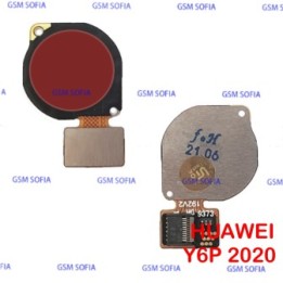 Flex De Lector Huella Para Huawei Y6p 2020 / Y7p 2020 / P40 lite E / P smart Z / P smart 2020 - Rojo