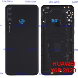Tapa trasera Para Huawei Y6P 2020 - Negro