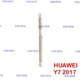 Botones laterales Power + Volumen para Huawei Y7 2017 - Oro