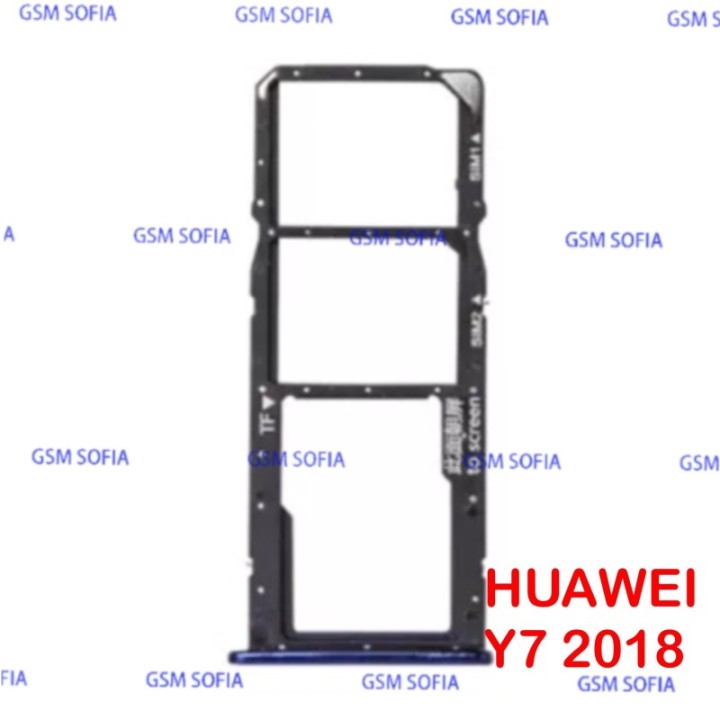 Bandeja SIM + SIM/SD Para Huawei Y7 2018 - Azul