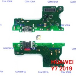 Flex Con Conector De Carga Y Microfono Para HUAWEI Y7 2019