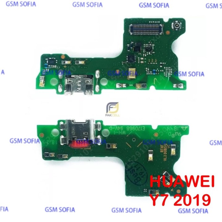 Flex Con Conector De Carga Y Microfono Para HUAWEI Y7 2019