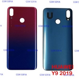 Tapa Trasera Para Huawei Y9 2019 - Bicolor Rojo/Azul