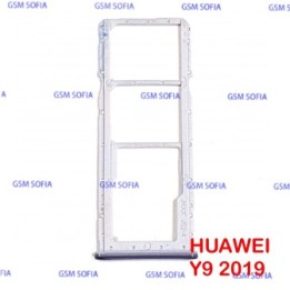 Bandeja Sim + Micro SD Para Huawei Y9 2019 / Y8S - Lila