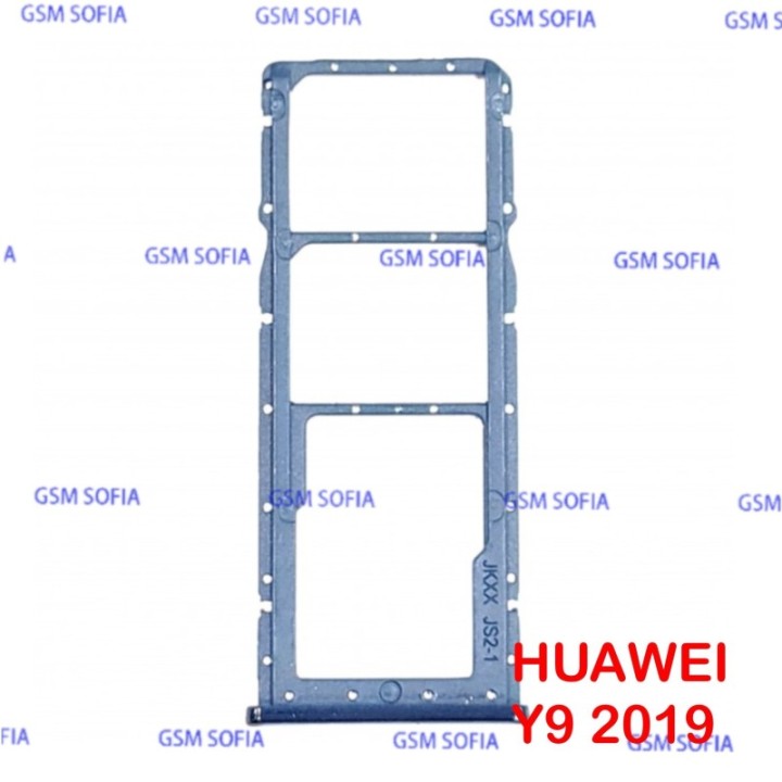 Bandeja Sim + Micro SD Para Huawei Y9 2019 / Y8S - Azul