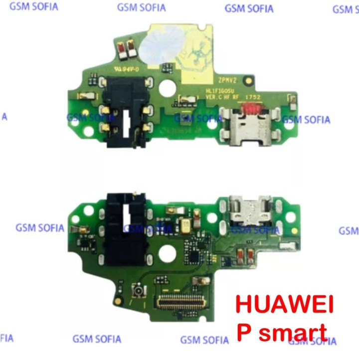 Placa De Carga Con Microfono Para HUAWEI P SMART / ENJOY 7S